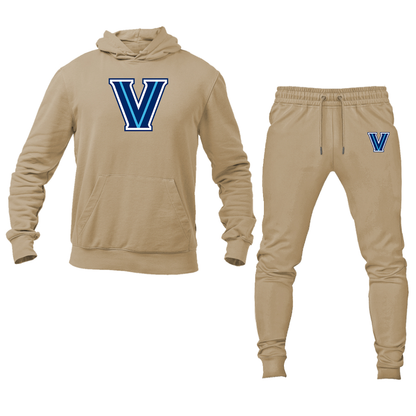 Men's Villanova Wildcats Logo Hoodie Joggers Set