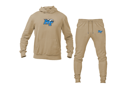Men's Middle Tennessee Blue Raiders Logo Hoodie Joggers Set