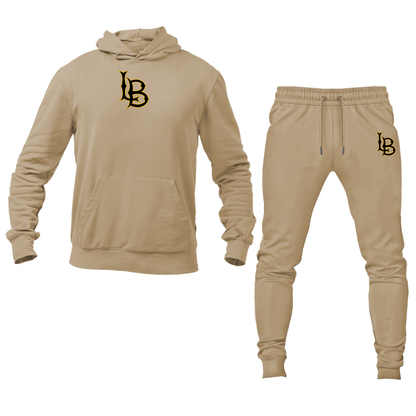 Men's Long Beach State 49ers Logo Hoodie Joggers Set