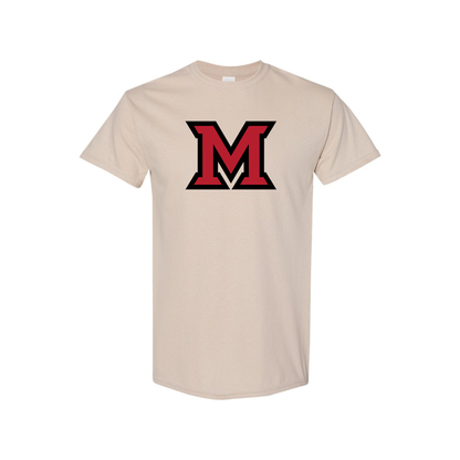 Men's Miami Ohio RedHawks Logo Cotton T-Shirt