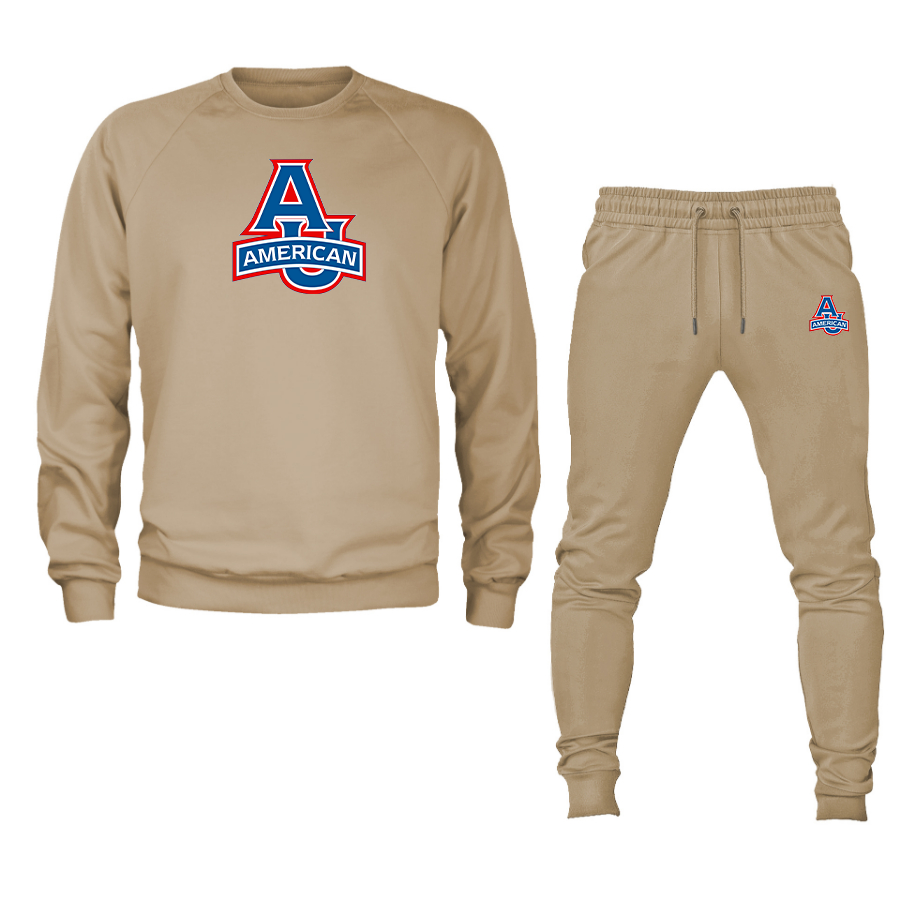 Men's  American Eagles  Crewneck Sweatshirt Joggers Suit