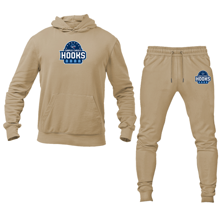 Men's Corpus Christi Hooks Logo Hoodie Joggers Set