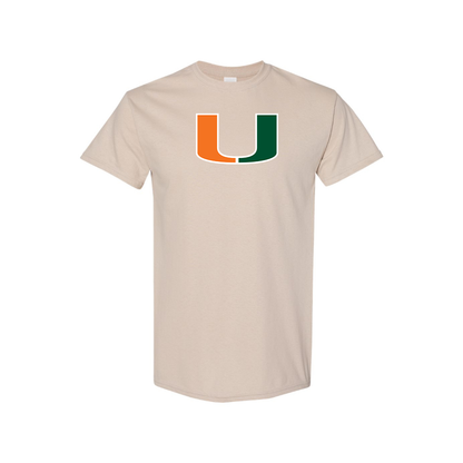 Men's Miami Hurricanes Logo Cotton T-Shirt