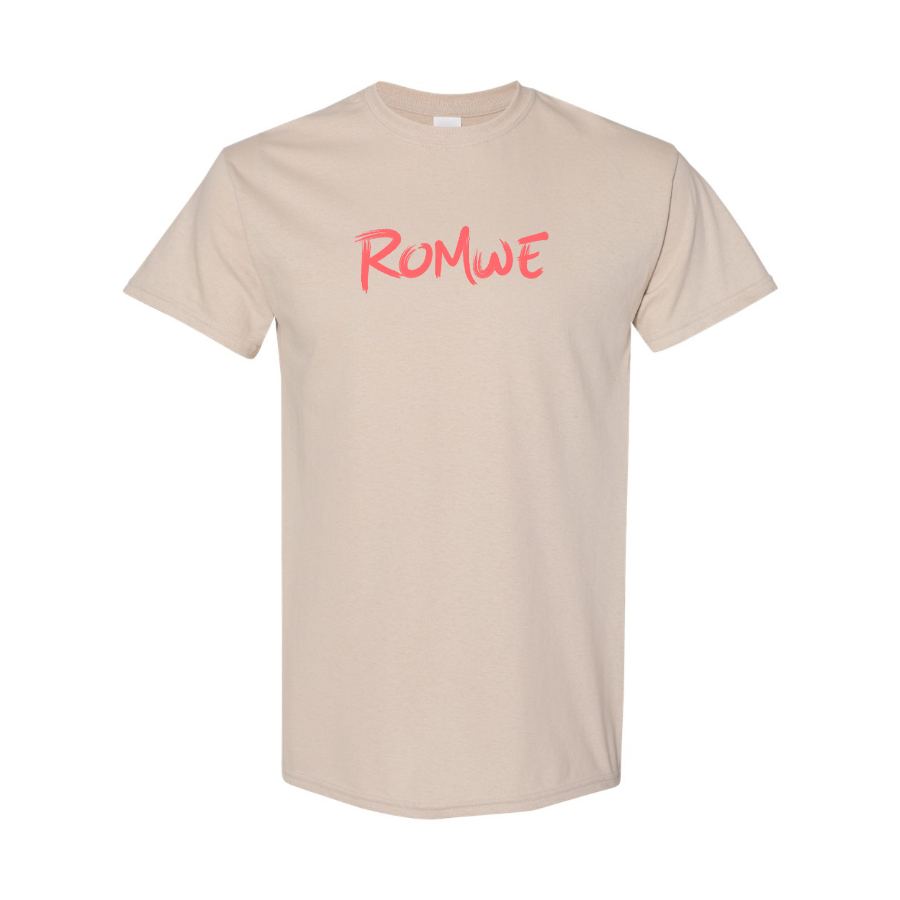 Men's Romwe Logo Cotton T-Shirt