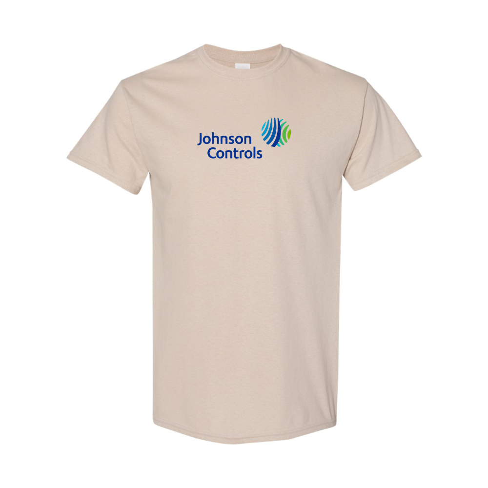 Men's Johnson-Controls Logo Cotton T-Shirt