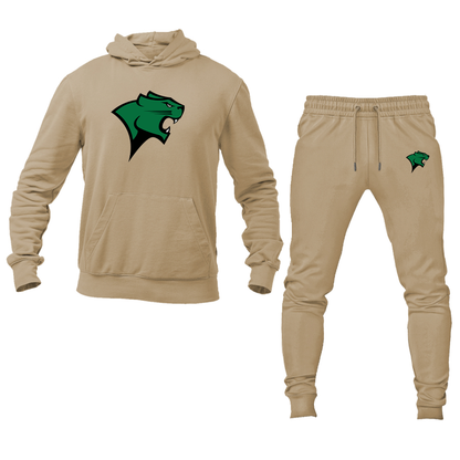 Men's Chicago State Cougars Hoodie Joggers Set