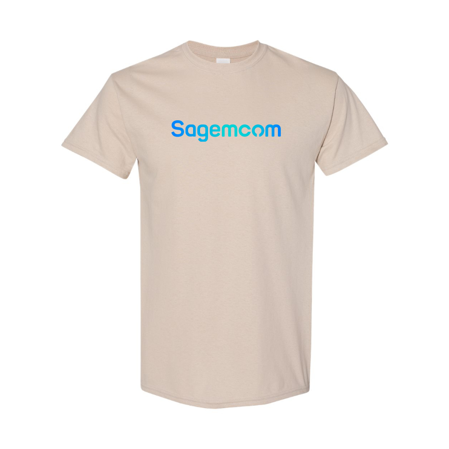 Men's Sagemcom Logo  Cotton T-Shirt