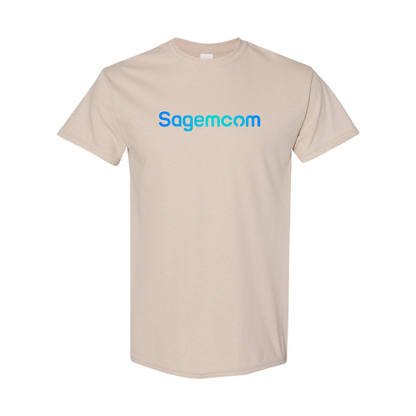 Men's Sagemcom Logo  Cotton T-Shirt