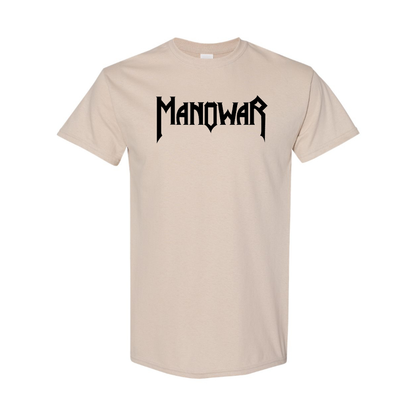 Men's Manowar Logo Cotton T-Shirt