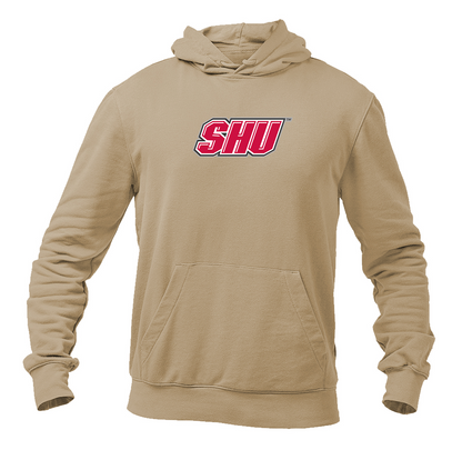 Men's Sacred Heart Pioneers Logo Gildan  Heavy Blend Hooded Sweatshirt