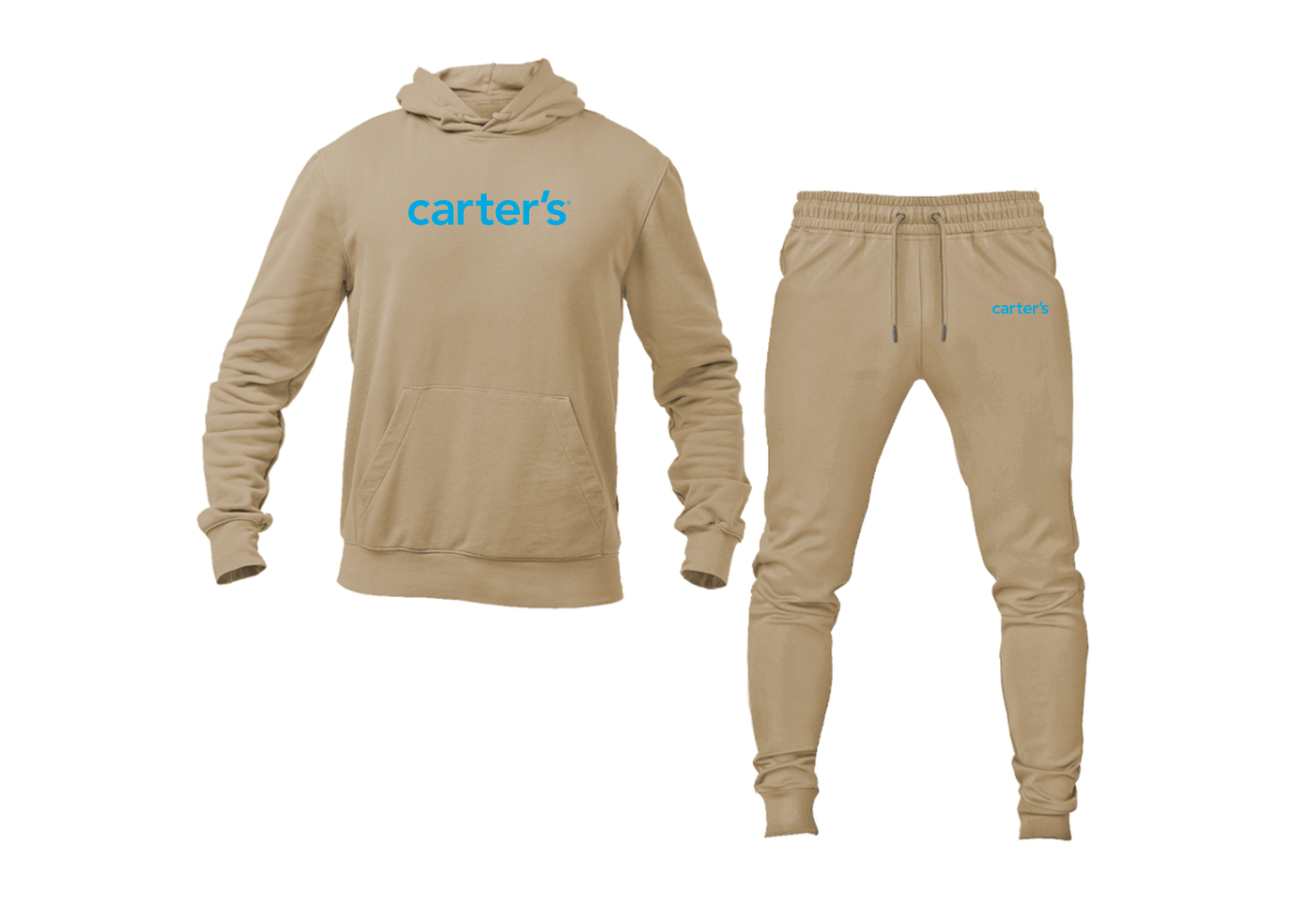Men's Carters Logo Hoodie Joggers Set