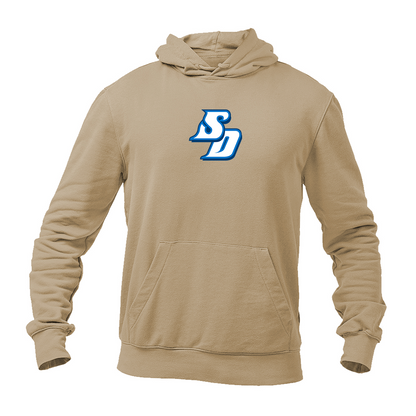 Men's San Diego Toreros Logo Gildan  Heavy Blend Hooded Sweatshirt