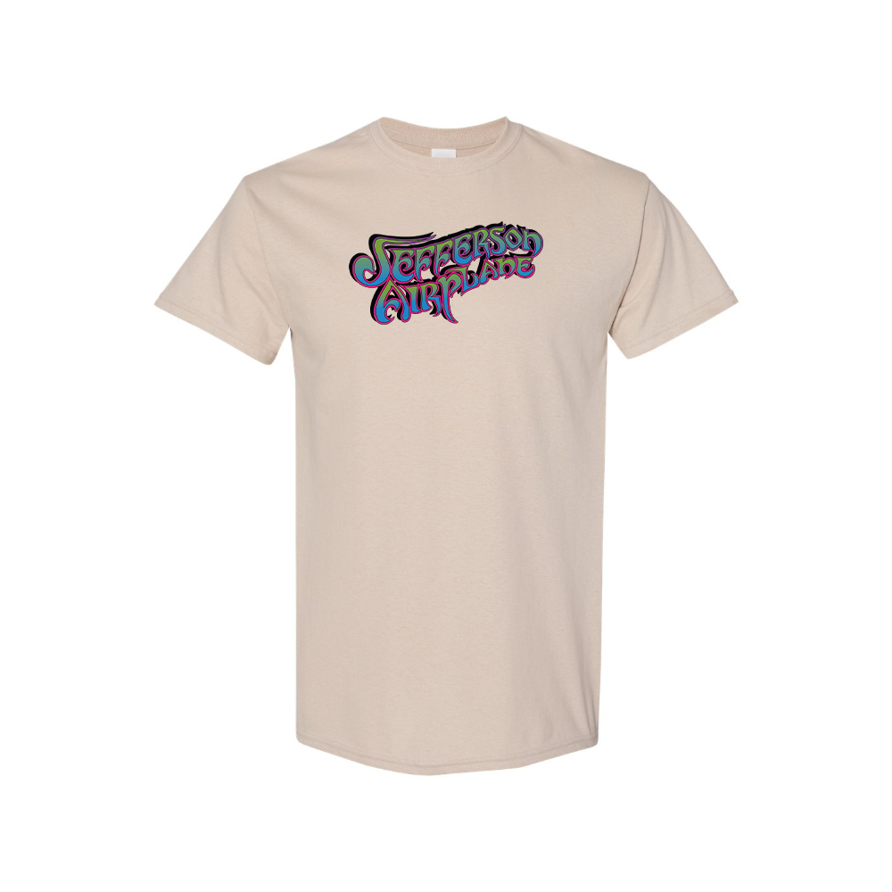 Men's Jefferson Airplane Logo Cotton T-Shirt