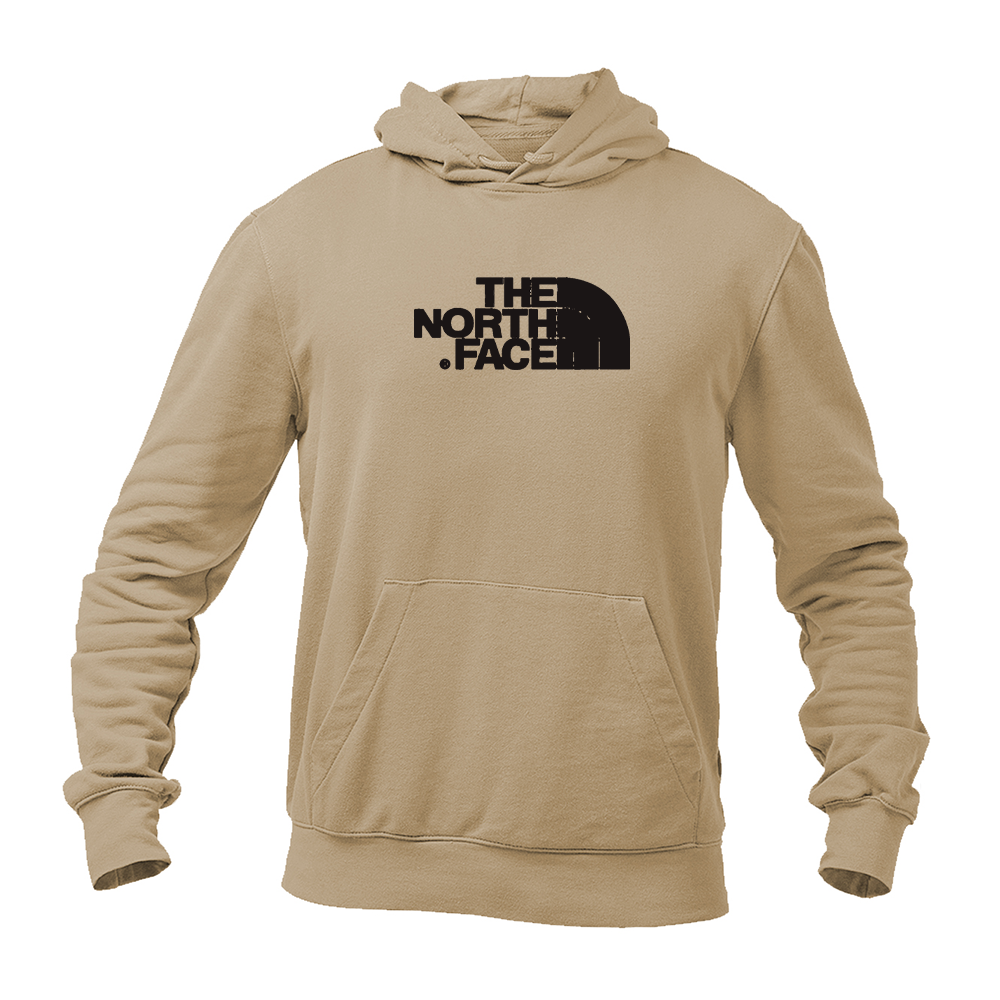 Men's The North Face Black Logo white Pullover Hoodie