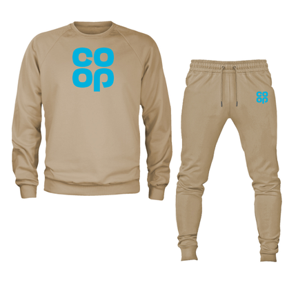 Men's CoOp Crewneck Sweatshirt Joggers Suit
