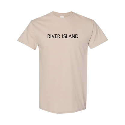 Men's River Island Logo  Cotton T-Shirt