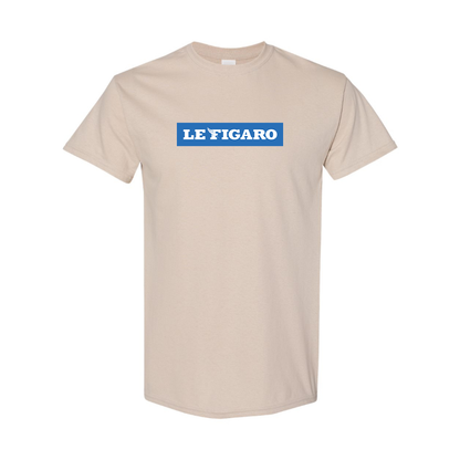 Men's Le Figaro Logo Cotton T-Shirt