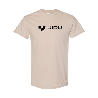 Men's Jidu Logo Cotton T-Shirt