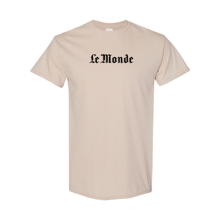 Men's Le Monde  Logo Cotton T-Shirt