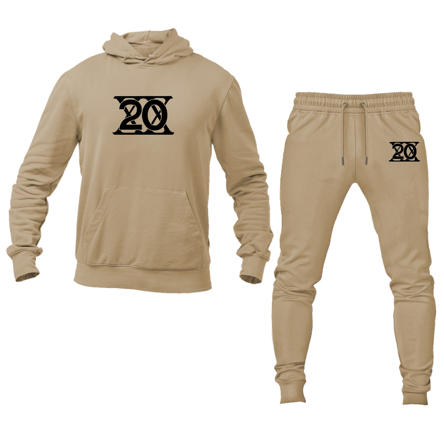 Men's Twentieth Century Motor Car Corporation Logo Hoodie Joggers Set