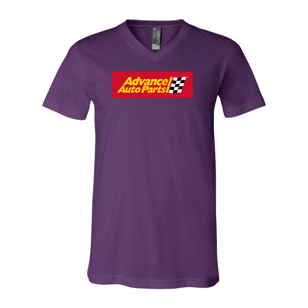 Advance Auto Parts Logo BELLA  CANVAS - Jersey V-Neck T-Shirt