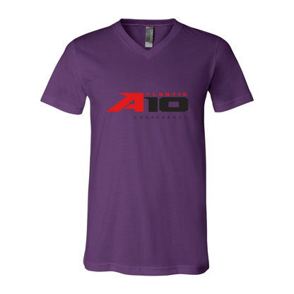 Atlantic 10 Conference  BELLA  CANVAS - Jersey V-Neck T-Shirt