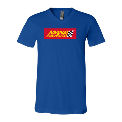 Advance Auto Parts Logo BELLA  CANVAS - Jersey V-Neck T-Shirt