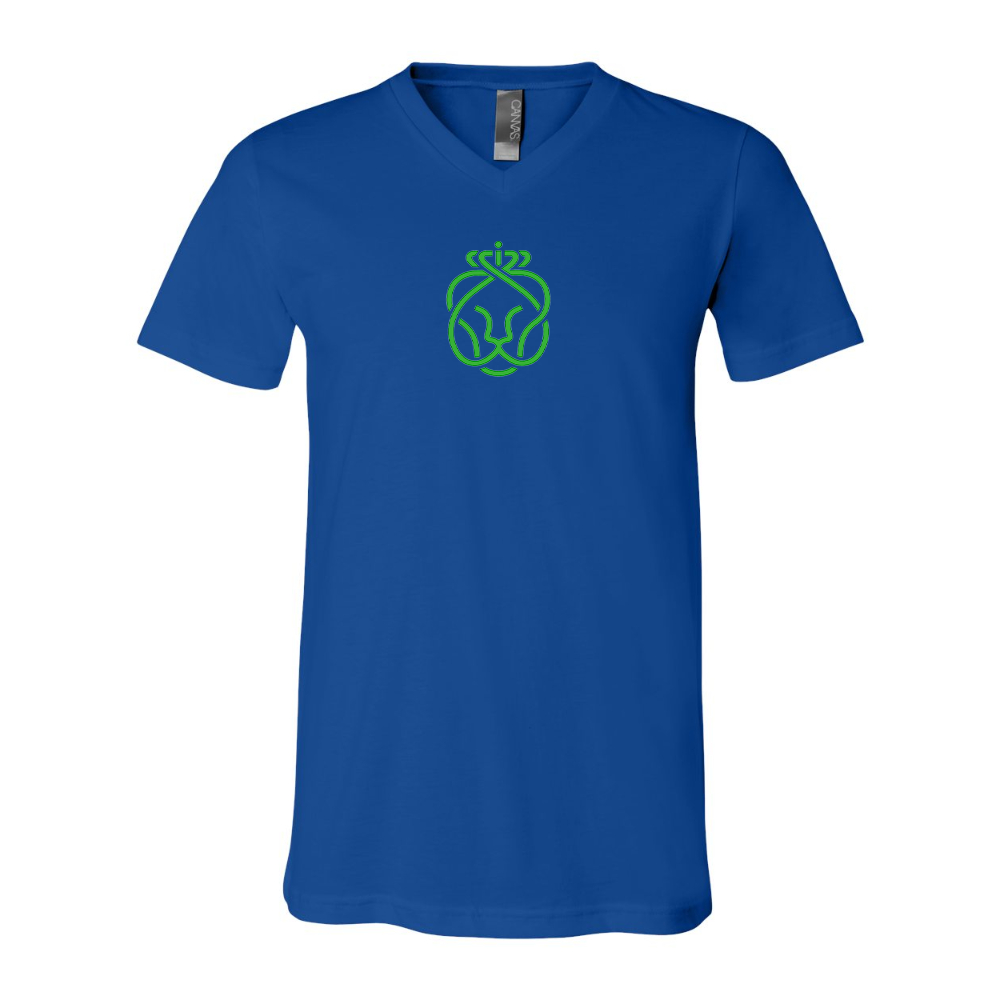 Ahold Delhaize Symbol BELLA  CANVAS - Jersey V-Neck T-Shirt