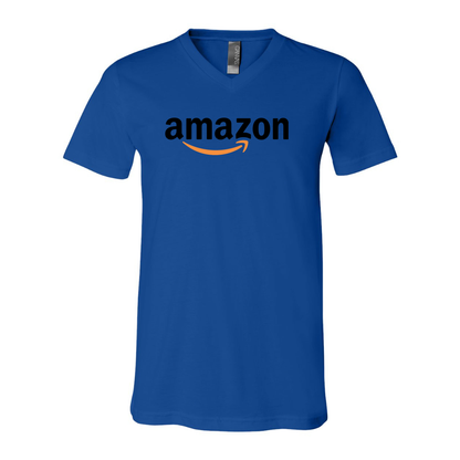 Amazon Logo BELLA  CANVAS - Jersey V-Neck T-Shirt