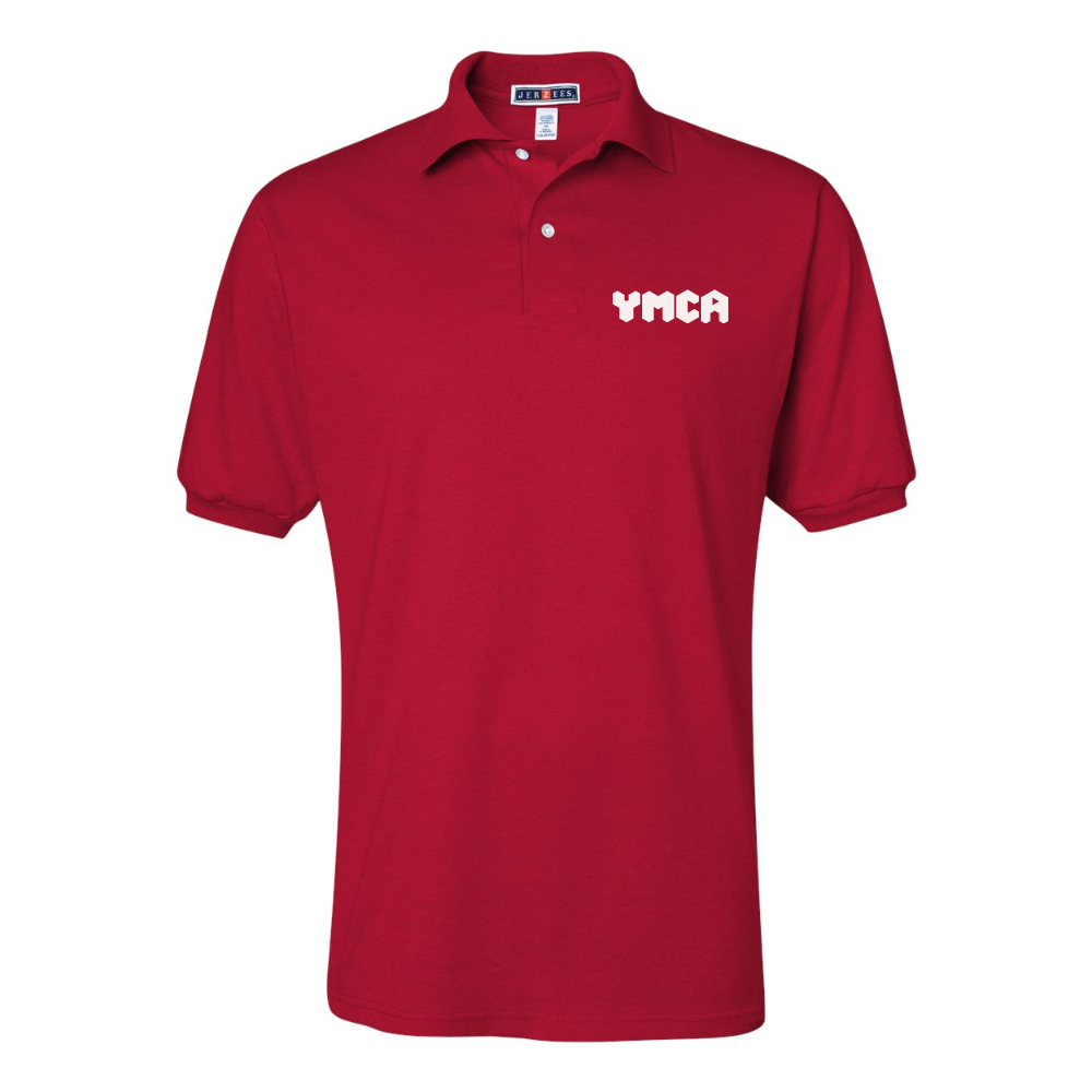 Men's   YMCA Mauve JERZEES  SpotShield polo