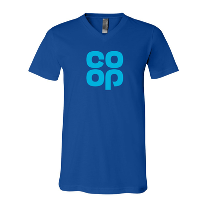 CoOp  BELLA  CANVAS - Jersey V-Neck T-Shirt