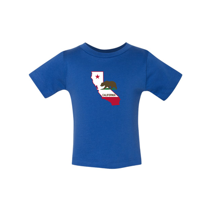 California Bear Map  BELLA CANVAS Infant Jersey Tee