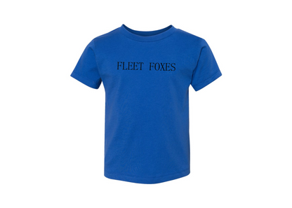 Fleet Foxes Logo BELLA  CANVAS Toddler Jersey Tee
