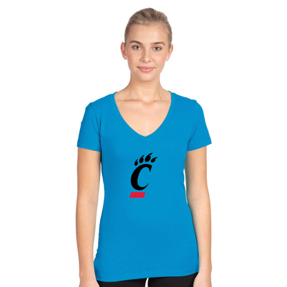 Women's Cincinnati Bearcats Next Level V-Neck T-Shirt