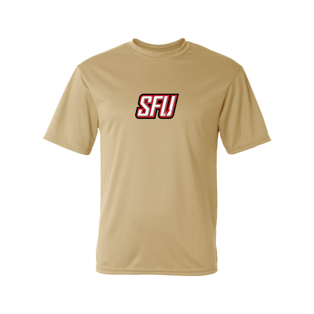Men's Saint Francis Red Flash Logo Polyester T-Shirt