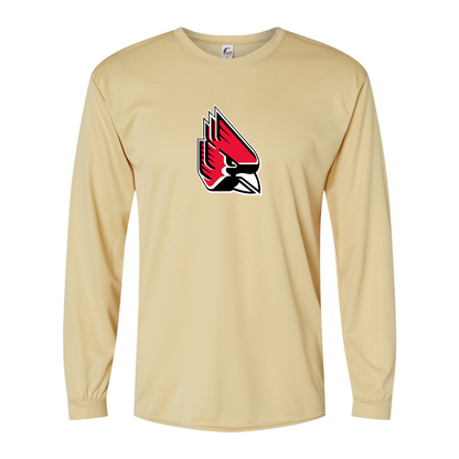 Men's Ball State Cardinals Performance Long Sleeve T-Shirt