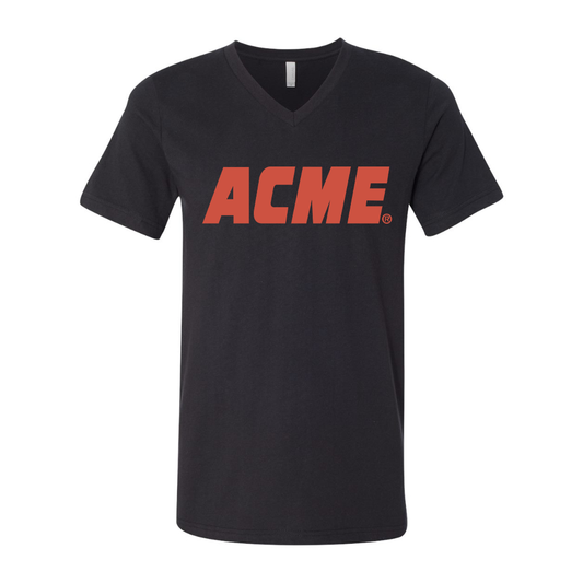 ACME Logo BELLA  CANVAS - Jersey V-Neck T-Shirt