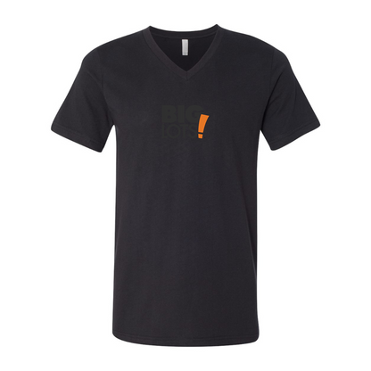 Big Lots Logo BELLA  CANVAS - Jersey V-Neck T-Shirt