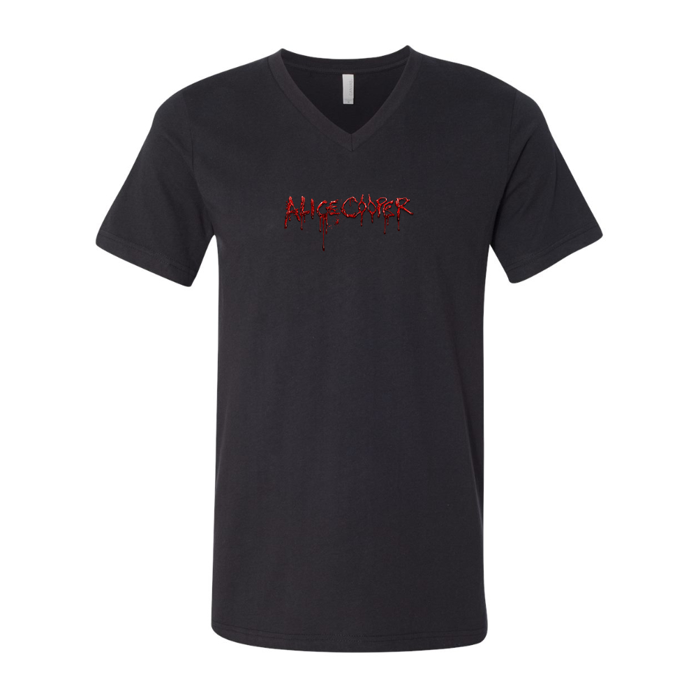 Alice Cooper Logo BELLA  CANVAS - Jersey V-Neck T-Shirt