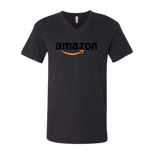 Amazon Logo BELLA  CANVAS - Jersey V-Neck T-Shirt