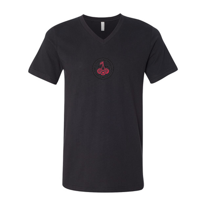 AFC Bournemouth Soccer logo BELLA  CANVAS - Jersey V-Neck T-Shirt