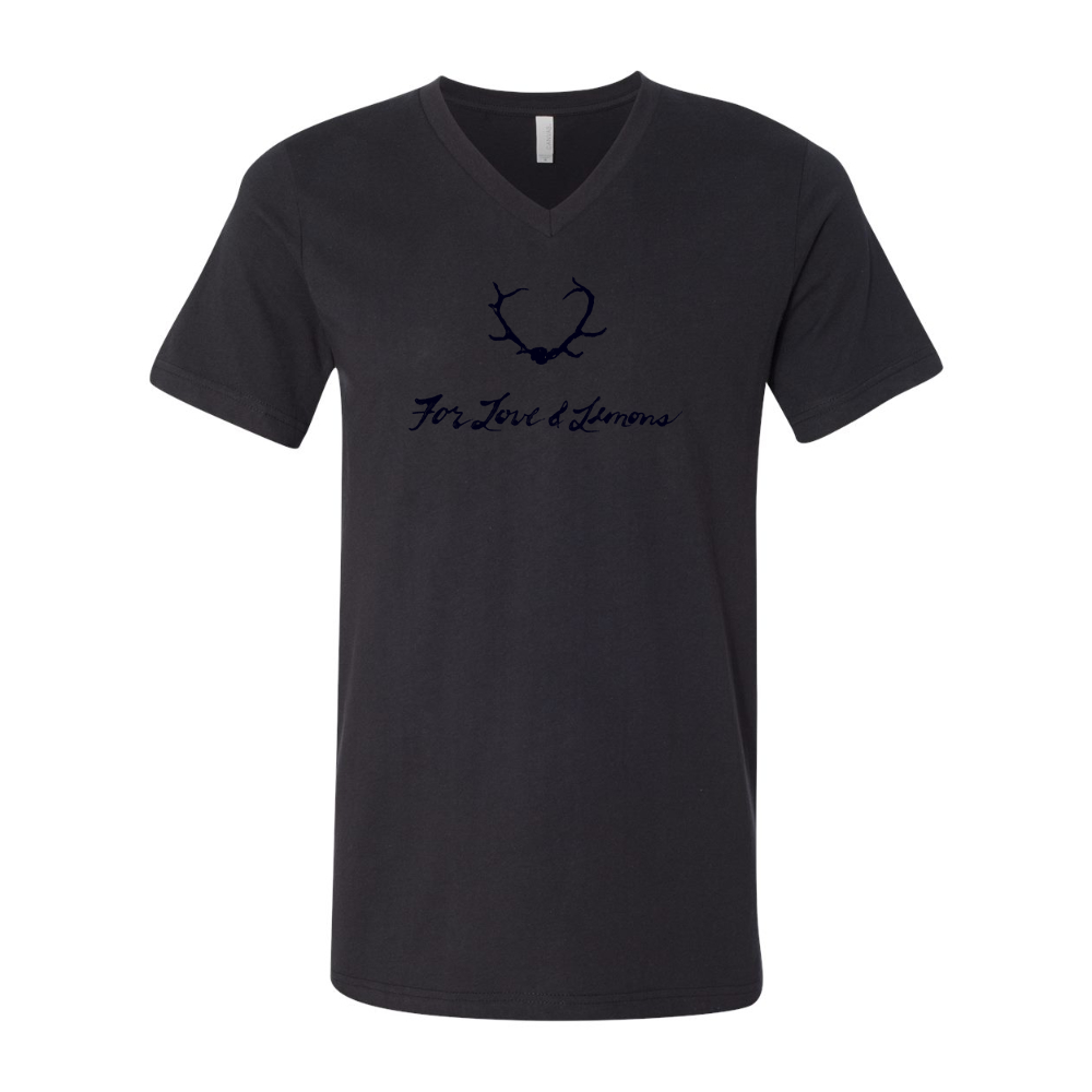 For Loves & Lemons BELLA  CANVAS - Jersey V-Neck T-Shirt