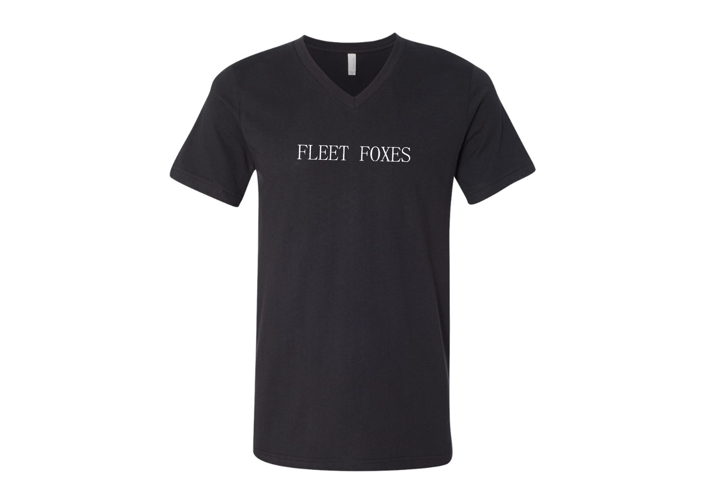 Fleet Foxes Logo BELLA  CANVAS - Jersey V-Neck T-Shirt