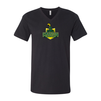 Clarkson Golden Knights BELLA  CANVAS - Jersey V-Neck T-Shirt