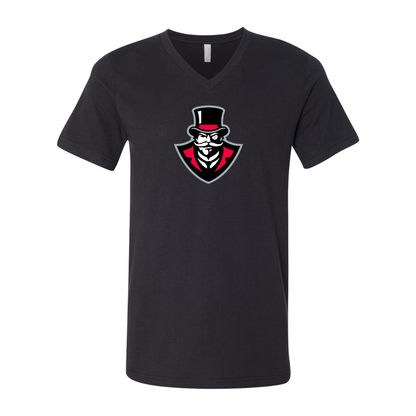 Austin Peay Governors BELLA  CANVAS - Jersey V-Neck T-Shirt