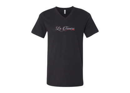 La Tamise Logo BELLA  CANVAS - Jersey V-Neck T-Shirt