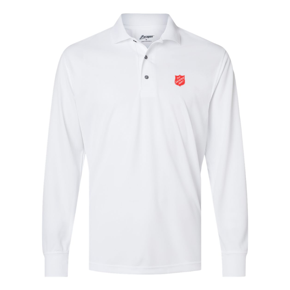 Men's   The Salvation Army Paragon Prescott Long Sleeve Polo