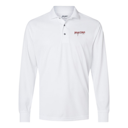 Men's Alice Cooper Logo Paragon Prescott Long Sleeve Polo