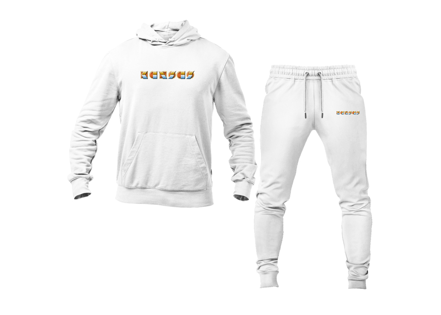 Men's Kansas Logo Hoodie Joggers Set