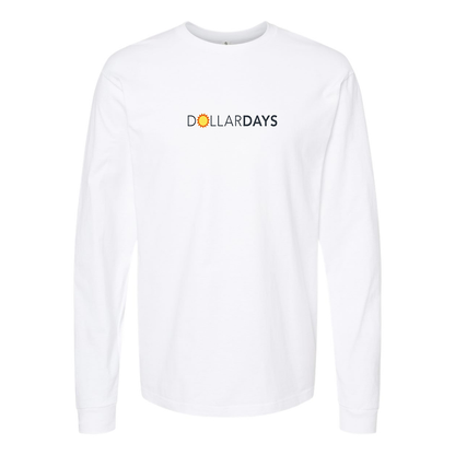Men's Dollar Days Logo Cotton Long Sleeve T-Shirt